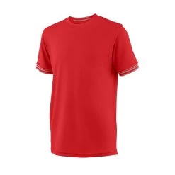 Wilson Team Solid Crew Tennisshirt Junior Red