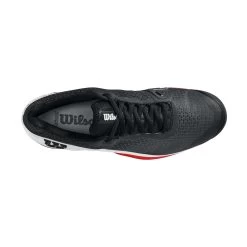 Wilson Rush Pro 4.0 WRS329440 Tennisschoenen Heren Blackwhite Poppy Red -Wilson.NL 128560 990 06 1
