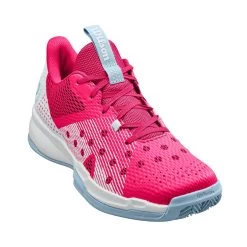 Wilson Hurakn Team WRS329740 Padelschoenen Dames Lovepotion White Blue Fog -Wilson.NL 138811 700 02