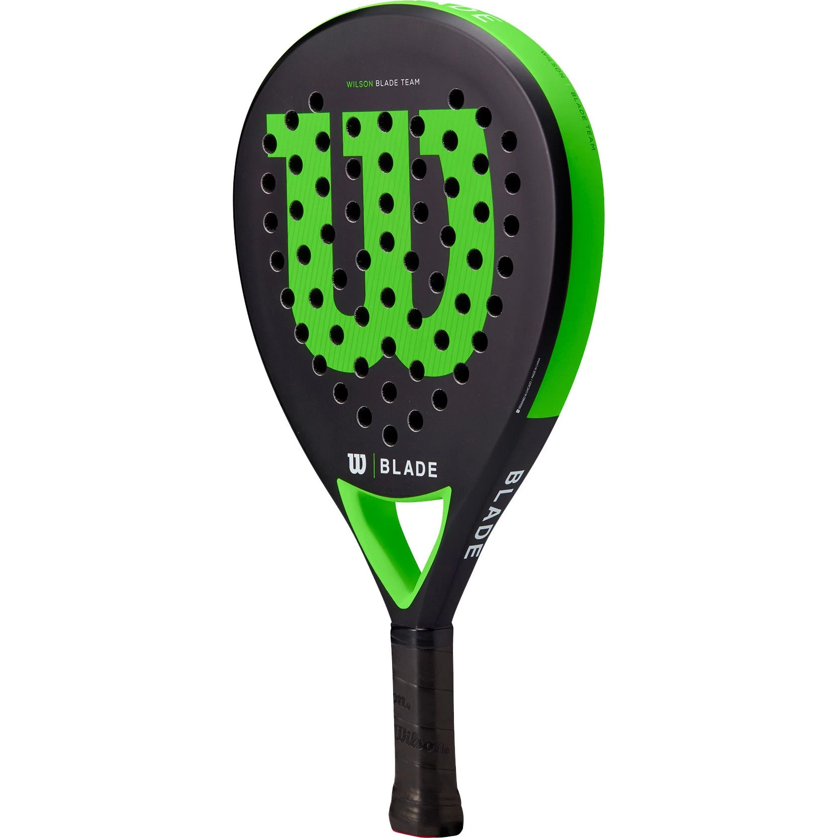 Wilson Blade Team V2 Padel Racket Black Neon Green 5 Wilson Blade Team V2 Padel Racket Black Neon Green - Image 3