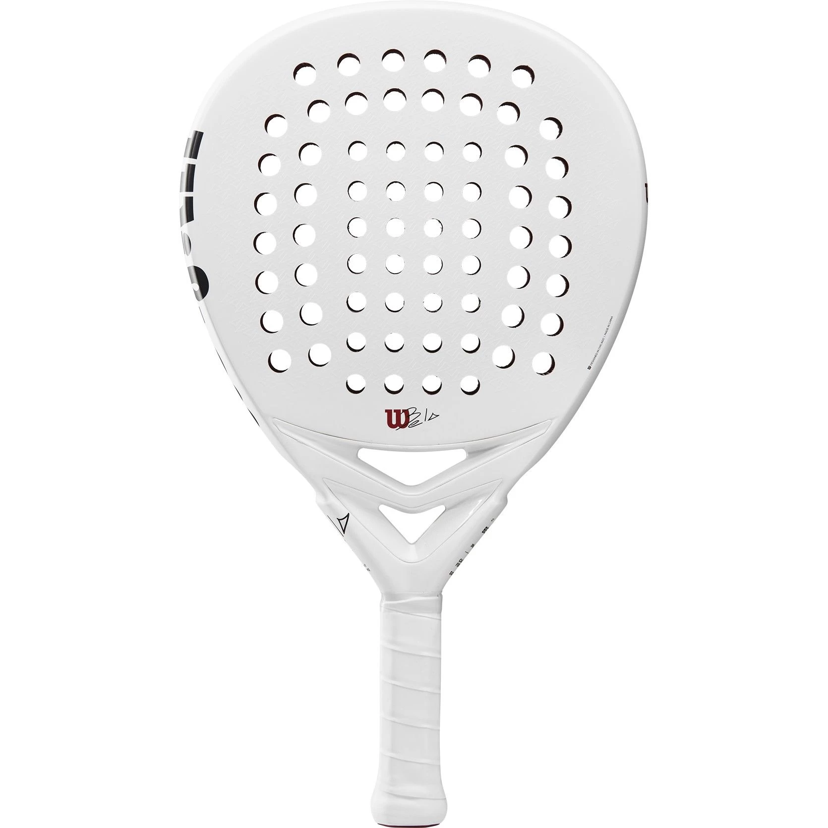 Wilson Bela LT V2 Padel Racket White Black 3 Wilson Bela LT V2 Padel Racket White Black
