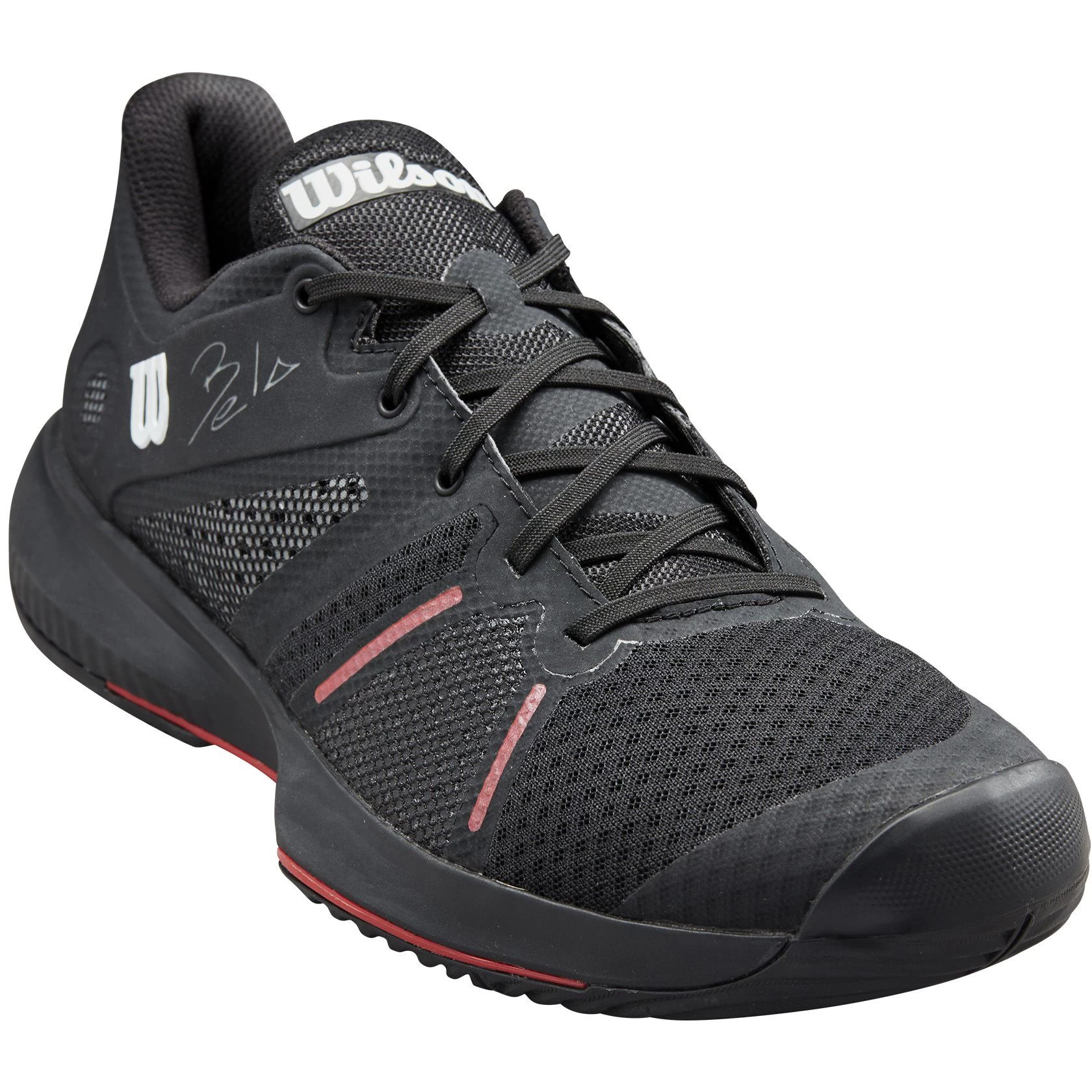 Wilson Bela Pro WRS331110 Padelschoenen Heren Black Ebony Poppy Red 5 Wilson Bela Pro WRS331110 Padelschoenen Heren Black Ebony Poppy Red - Image 3