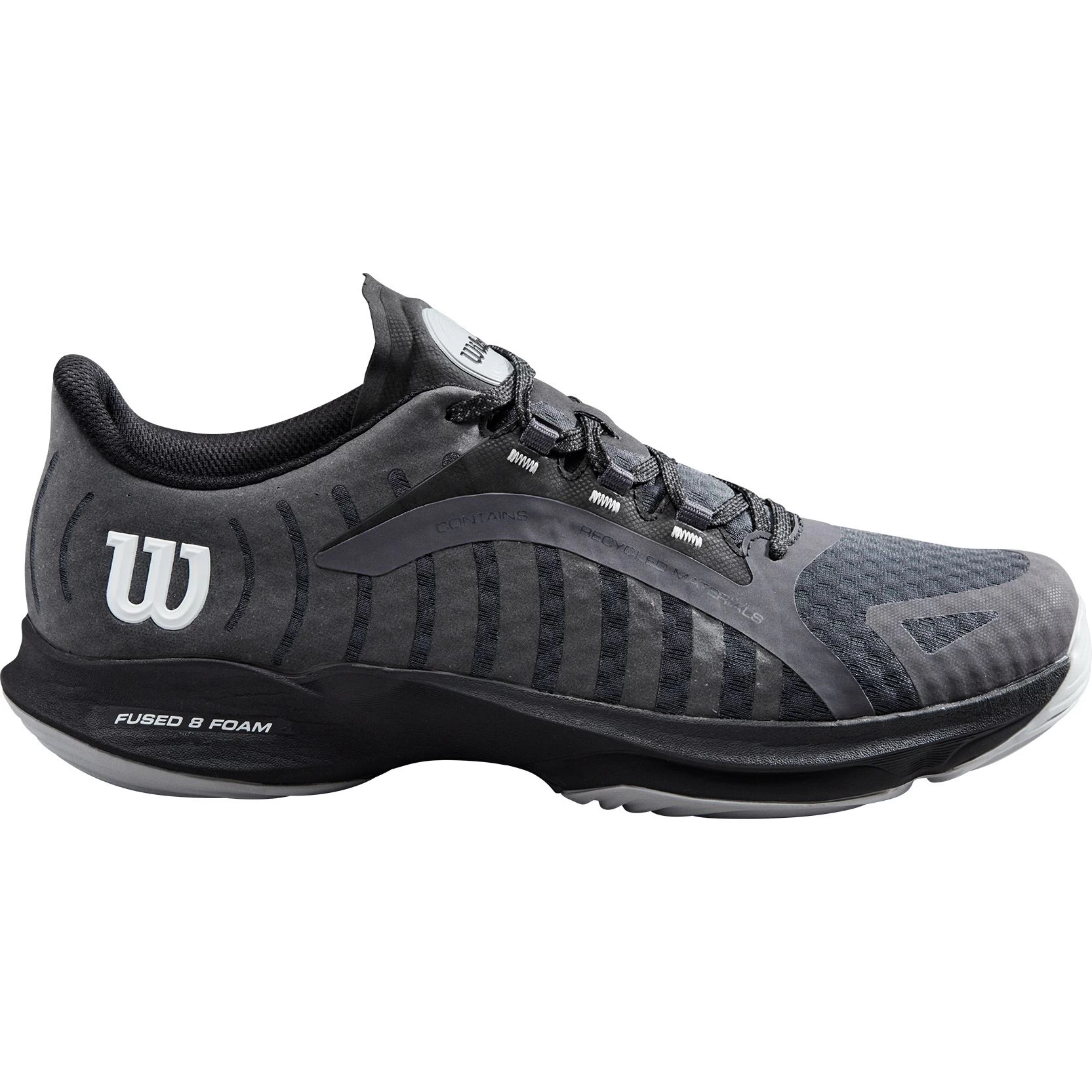 Wilson Hurakn Pro WRS330450 Padelschoenen Heren Ebony Black Pearl Blue 3 Wilson Hurakn Pro WRS330450 Padelschoenen Heren Ebony Black Pearl Blue