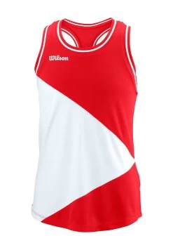 Wilson Tank Team - Top - Rot Weiss