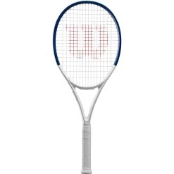 Wilson US Open Clash 100 V2 Tennisracket White Blue