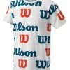Wilson All Over Logo Tech - T-Shirt Print - White 1 Wilson All Over Logo Tech - T-Shirt Print - White -Wilson.NL 2d46860a415d4afa9d1483e244bf4252