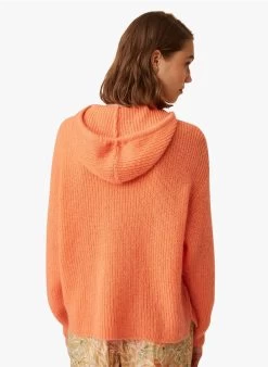 FLORANE - Trui Met Capuchon | Oranje -Wilson.NL 3985111