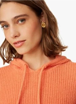 FLORANE - Trui Met Capuchon | Oranje -Wilson.NL 3985114