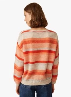 FLORIUS - Gestreepte Trui Met Ronde Hals | Gestreepte -Wilson.NL 3985121