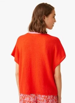 FLAVIO - Trui Van Alpacawol Met Ronde Hals | Rood -Wilson.NL 3985136