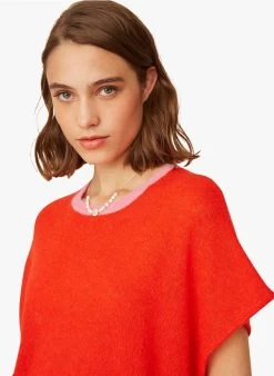 FLAVIO - Trui Van Alpacawol Met Ronde Hals | Rood -Wilson.NL 3985139