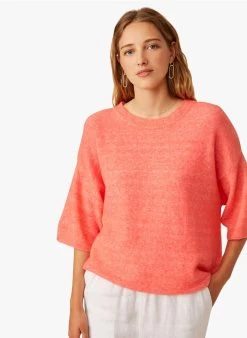 FAUVE - Wollen Trui Met Ronde Hals | Veelkleurig