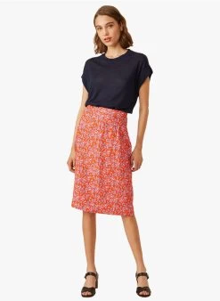 FELINI - Linnen Trui Met Ronde Hals | Blauw -Wilson.NL 3985161