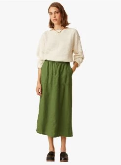 FIDJI - Trui Met Boothals Katoenblend | Beige -Wilson.NL 3985172