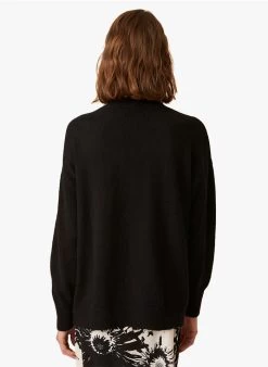 FREGOLA - Halflang Vest Katoenblend | Zwart -Wilson.NL 3985180