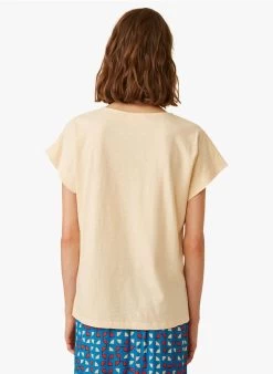 IANTO - Blouse Met Tuniekhals Linnen/katoenblend | Beige -Wilson.NL 3985200