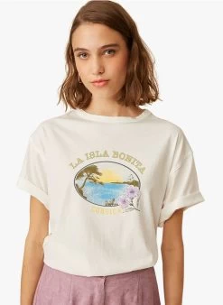 IGORIO - Oversized, Katoenen T-shirt | Beige