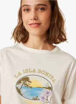 IGORIO - Oversized, Katoenen T-shirt | Beige -Wilson.NL 3985209