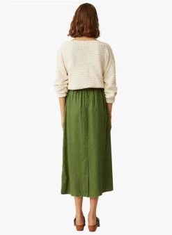 ELIO - Lange, Linnen Rok | Groen 21 ELIO - Lange, Linnen Rok | Groen -Wilson.NL 3985229