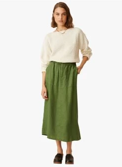 ELIO - Lange, Linnen Rok | Groen 20 ELIO - Lange, Linnen Rok | Groen -Wilson.NL 3985230