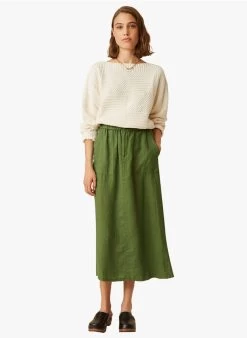 ELIO - Lange, Linnen Rok | Groen 16 ELIO - Lange, Linnen Rok | Groen -Wilson.NL 3985231