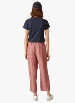 EMMOS - Rechte, Gestreepte, Linnen 7/8-broek | Gestreepte -Wilson.NL 3985257