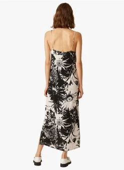 EMI - Halflange Jurk Met Print En Schouderbandjes | Veelkleurig -Wilson.NL 3985303