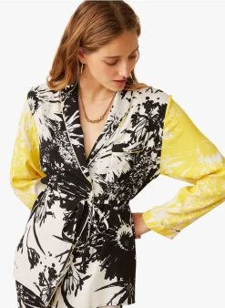 EMILIEN - Jasje Met Sjaalkraag En Print | Veelkleurig -Wilson.NL 3985317