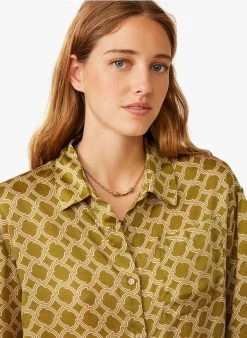ENGELIQUE - Soepelvallende Blouse Met Print | Geel 13 ENGELIQUE - Soepelvallende Blouse Met Print | Geel -Wilson.NL 3985346