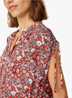 EVELINA - Jumpsuit Met Maokraag En Print | Rood 10 EVELINA - Jumpsuit Met Maokraag En Print | Rood -Wilson.NL 3985367