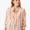 EOLIANA - Soepelvallende, Gestreepte Blouse | Veelkleurig -Wilson.NL 3985396