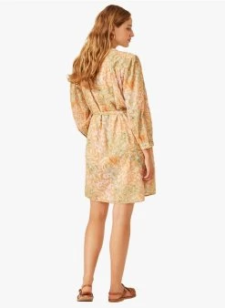 ERMINE - Korte, Katoenen Jurk Met Print | Veelkleurig -Wilson.NL 3985425