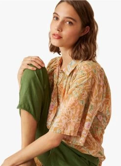 ERMIONE - Katoenen Blouse Met Print | Veelkleurig 11 ERMIONE - Katoenen Blouse Met Print | Veelkleurig -Wilson.NL 3985434