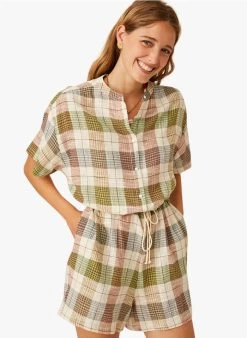 ERNEST - Katoenen Playsuit Met Print | Veelkleurig -Wilson.NL 3985438