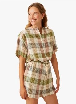 ERNEST - Katoenen Playsuit Met Print | Veelkleurig