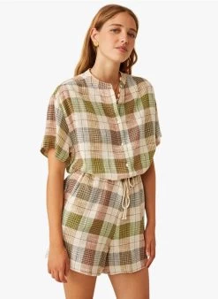 ERNEST - Katoenen Playsuit Met Print | Veelkleurig -Wilson.NL 3985440