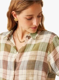 ERNESTO - Geruite, Katoenen Blouse Met Klassieke Kraag | Veelkleurig 9 ERNESTO - Geruite, Katoenen Blouse Met Klassieke Kraag | Veelkleurig -Wilson.NL 3985444