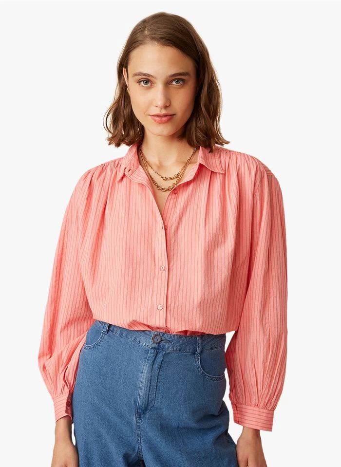 EARL - Gestreepte, Katoenen Blouse | Gestreepte 3 EARL - Gestreepte, Katoenen Blouse | Gestreepte