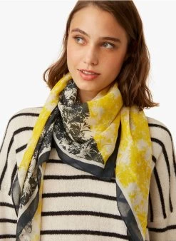 KATARINA - Tweekleurige Sjaal Met Print | Veelkleurig