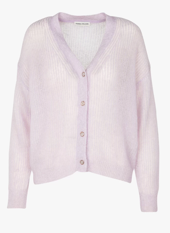 FLORA - Vest Met V-hals | Violet 4 FLORA - Vest Met V-hals | Violet - Image 2