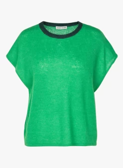 FLAVIO - Trui Van Alpacawol Met Ronde Hals | Groen -Wilson.NL 4059658