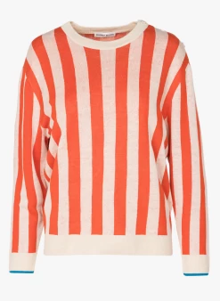 FELIXIA - Linnen Trui Met Ronde Hals En Strepen | Gestreepte 11 FELIXIA - Linnen Trui Met Ronde Hals En Strepen | Gestreepte -Wilson.NL 4059664