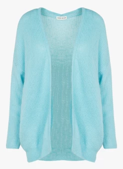 FLORENCE - Halflang Vest Met Ribbelpatroontje | Blauw -Wilson.NL 4059737