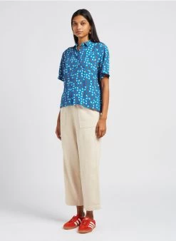 EYTAN - Wijde, Katoenen Broek | Beige -Wilson.NL 4070036