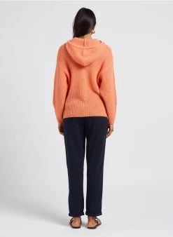 FLORANE - Trui Met Capuchon | Oranje -Wilson.NL 4070064