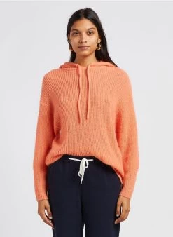 FLORANE - Trui Met Capuchon | Oranje -Wilson.NL 4070067