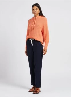 FLORANE - Trui Met Capuchon | Oranje -Wilson.NL 4070068