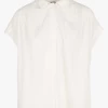 EGLANTINE - Katoenen Blouse Met Overhemdkraagje | Beige 1 EGLANTINE - Katoenen Blouse Met Overhemdkraagje | Beige -Wilson.NL 4090031