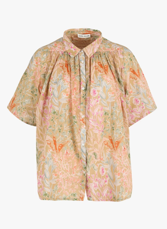 ERMIONE - Katoenen Blouse Met Print | Veelkleurig 5 ERMIONE - Katoenen Blouse Met Print | Veelkleurig - Image 3