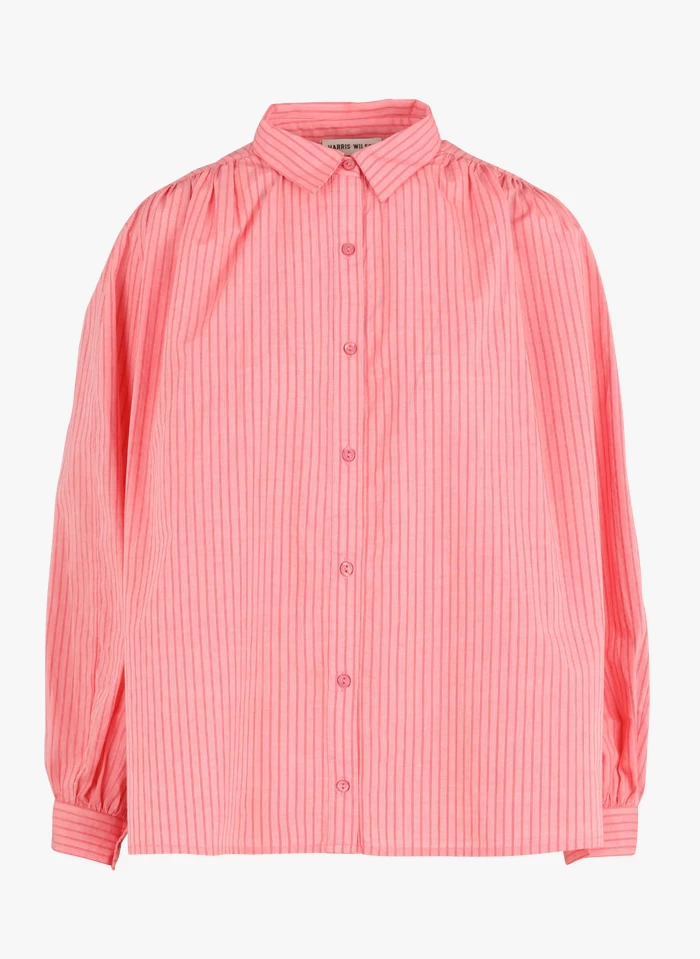 EARL - Gestreepte, Katoenen Blouse | Gestreepte 5 EARL - Gestreepte, Katoenen Blouse | Gestreepte - Image 3